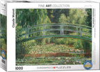 The Japanese Footbridge by Claude Monet – 1000 Piece Jigsaw Puzzle (Eurographics)