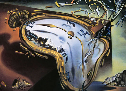 Eurographics - Soft Watch At Moment of First Explosion by Salvador Dalí - 1000 piece Jigsaw Puzzle