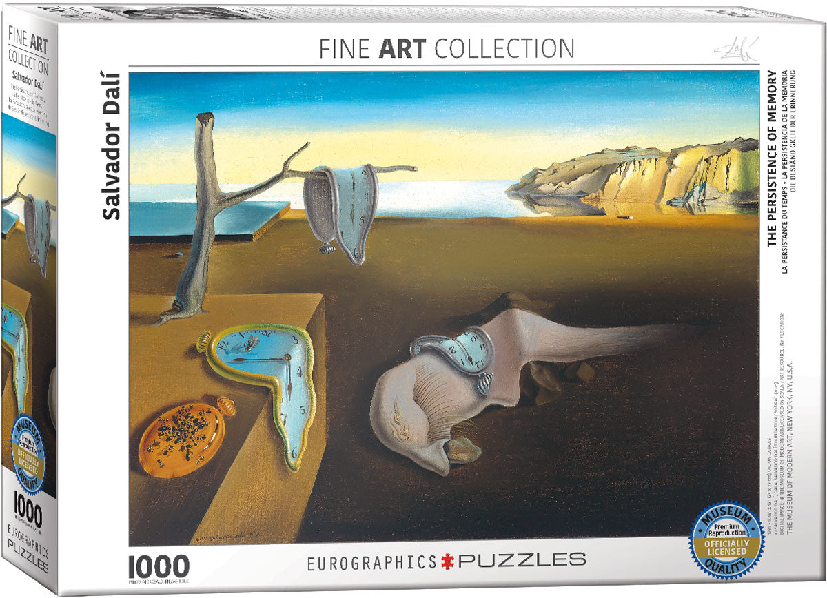 Eurographics - The Persistence of Memory by Salvador Dali - 1000 Piece Jigsaw Puzzle