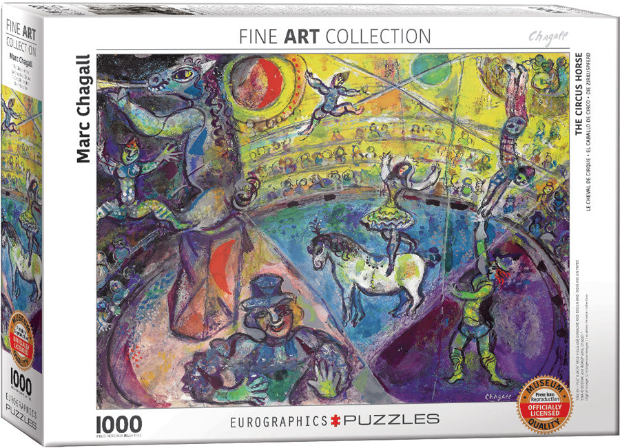 Eurographics - Marc Chagall - The Circus Horse - 1000 Piece Jigsaw Puzzle