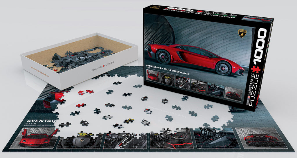 Lamborghini Aventador LP750-4 Superveloce – 1000 Piece Jigsaw Puzzle (Eurographics)