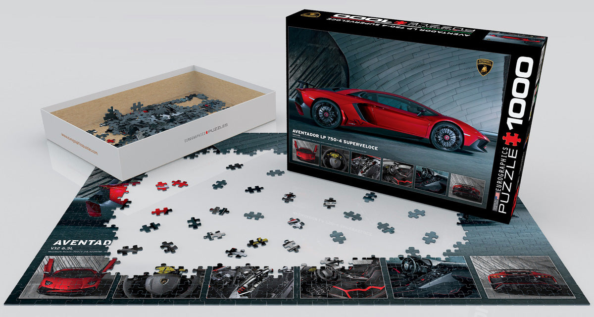 Lamborghini Aventador LP750-4 Superveloce – 1000 Piece Jigsaw Puzzle (Eurographics)