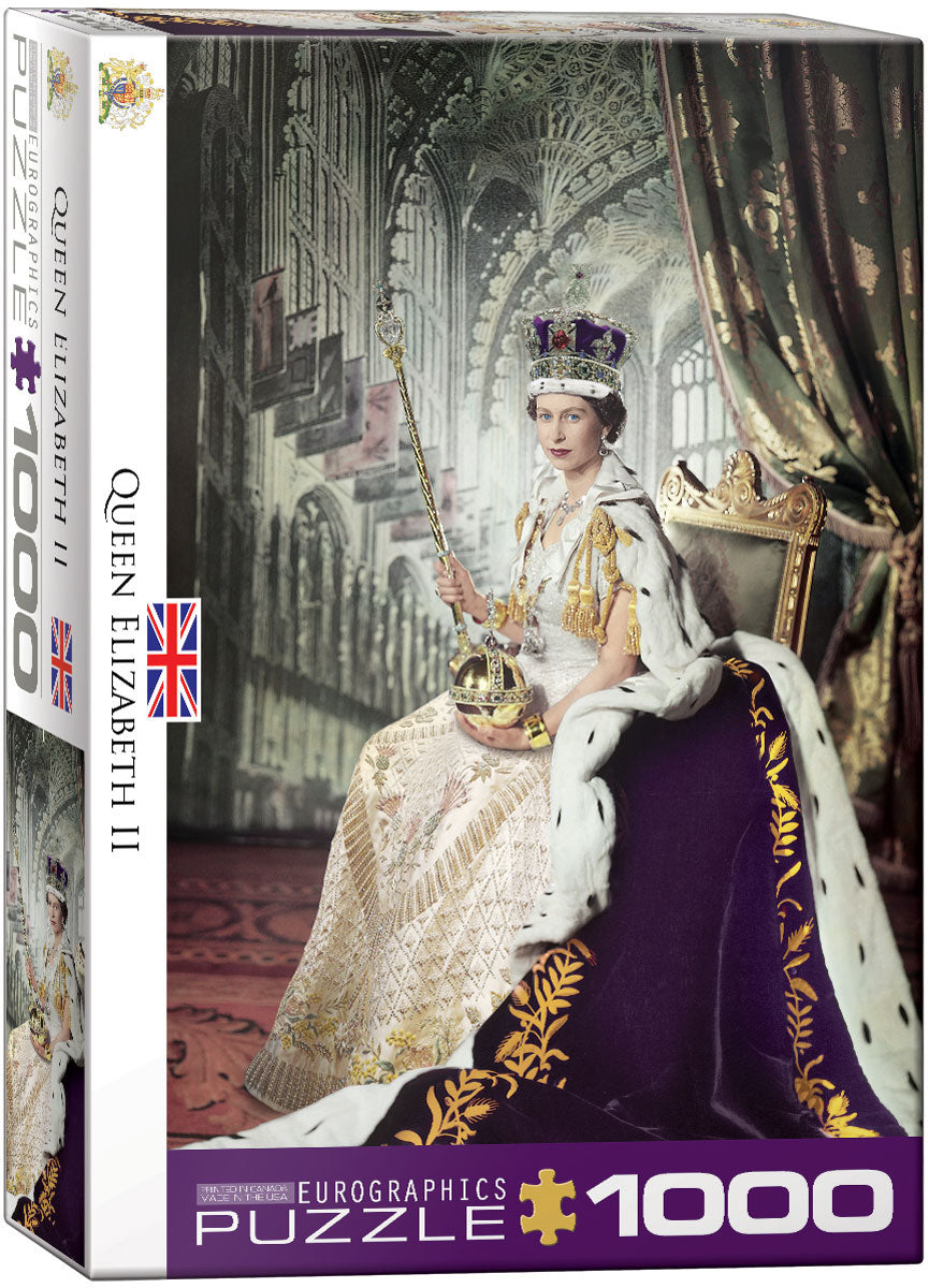 Queen Elizabeth II – 1000 Piece Jigsaw Puzzle (Eurographics)