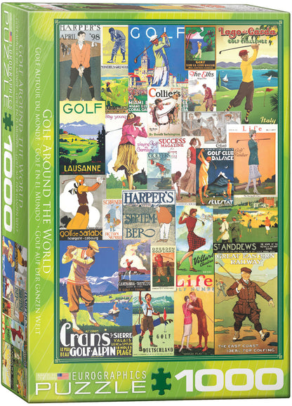 Eurographics - Golf Around the World - 1000 Piece Jigsaw Puzzle