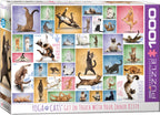 Yoga Cats – 1000 Piece Jigsaw Puzzle (Eurographics)