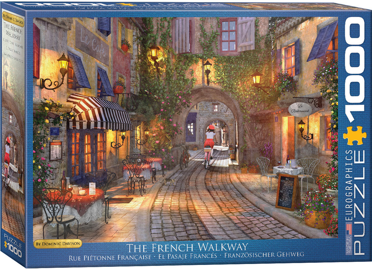 Eurographics - Dominic Davison - The French Walkway - 1000 Piece Jigsaw Puzzle