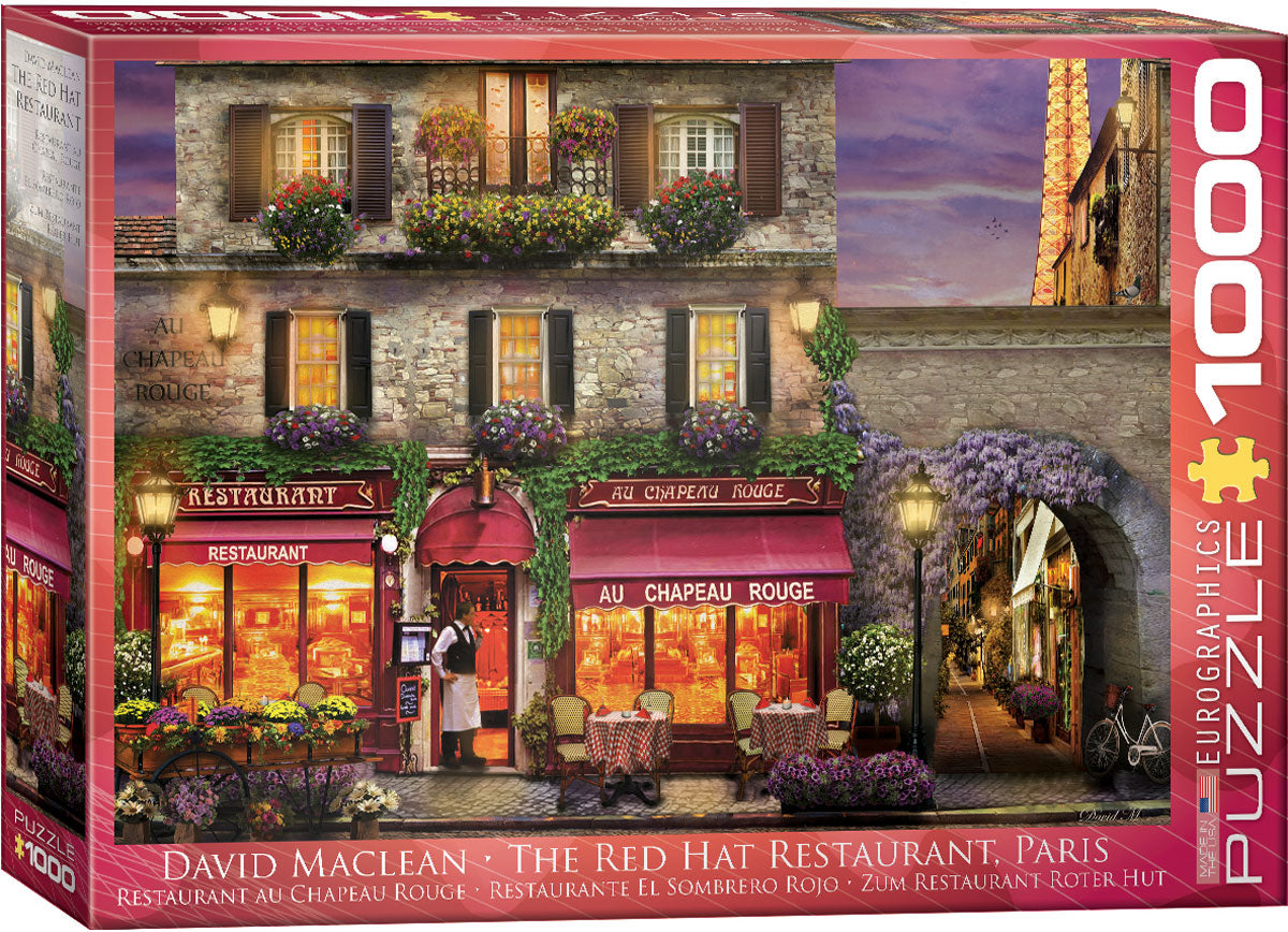 Eurographics - Restaurant au Chapeau Rouge - 1000 piece jigsaw puzzle