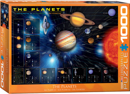 Eurographics -The Planets - 1000 Piece Jigsaw Puzzle