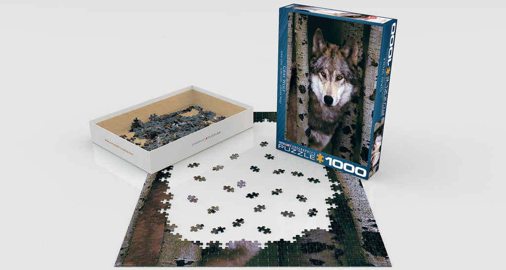 Gray Wolf – 1000 Piece Jigsaw Puzzle (Eurographics)