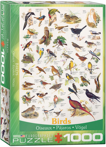 Eurographics - Birds - 1000 Piece Jigsaw Puzzle