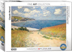 Path Through the Wheat Fields by Claude Monet – 1000 Piece Jigsaw Puzzle (Eurographics)