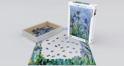 Eurographics - Claude Monet: Irises (Detail) - 1000 piece jigsaw puzzle