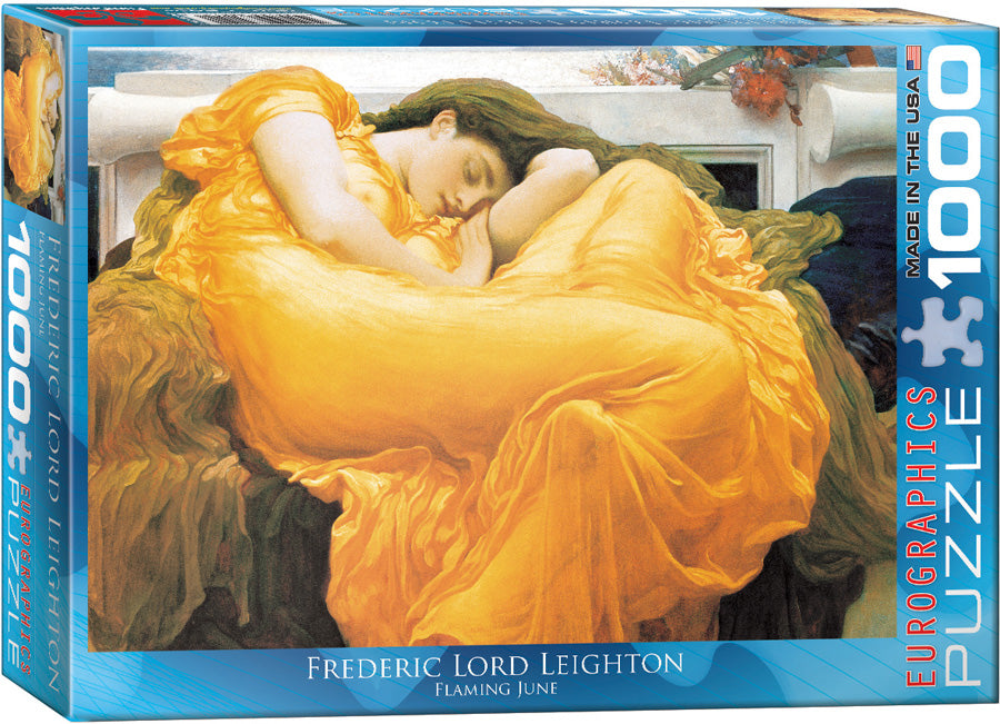 Eurographics - Flaming June by Frederic Lord Leighton - 1000 Piece Jigsaw Puzzle
