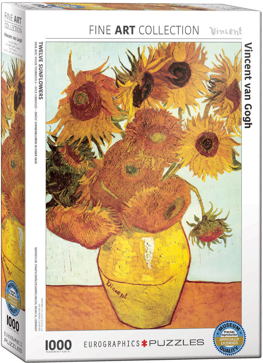 Sunflowers by Van Gogh – 6000 Piece Jigsaw Puzzle (Eurographics)