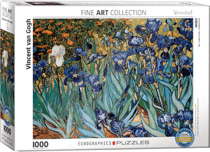 Eurographics - Irises by Vincent van Gogh - 1000 Piece Jigsaw Puzzle