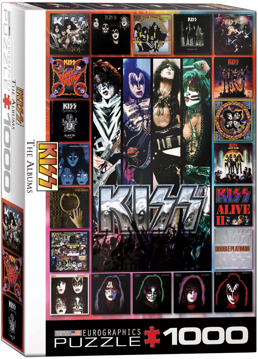 Eurographics - KISS The Albums - 1000 Piece Jigsaw Puzzle