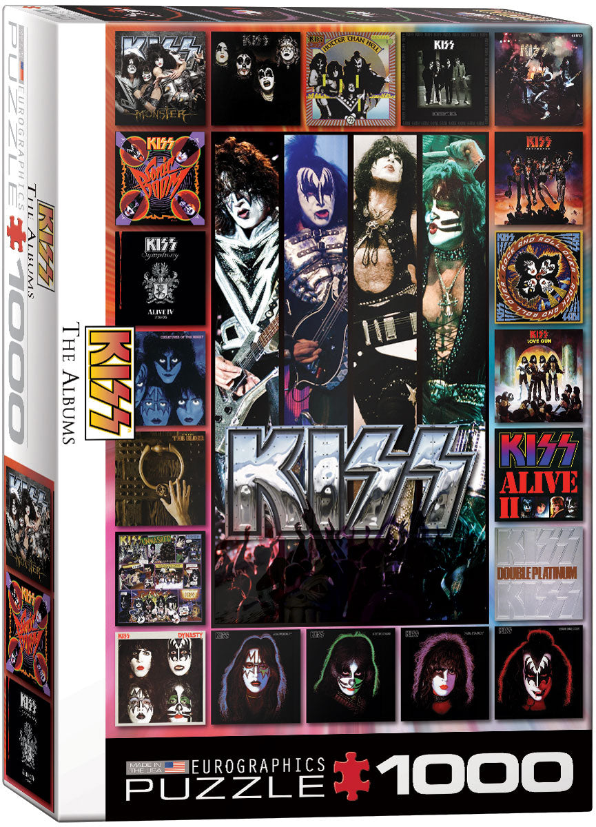 KISS The Albums – 1000 Piece Jigsaw Puzzle (Eurographics)