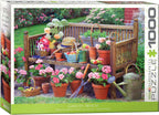 Garden Bench – 1000 Piece Jigsaw Puzzle (Eurographics)