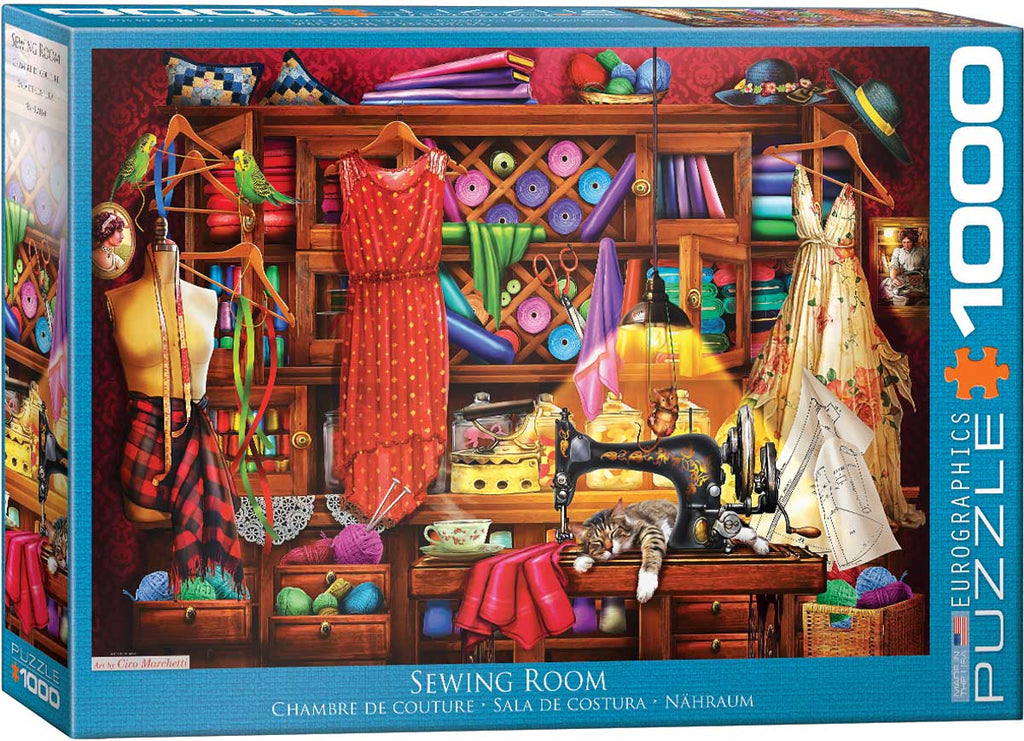 Sewing Room – 1000 Piece Jigsaw Puzzle (Eurographics)