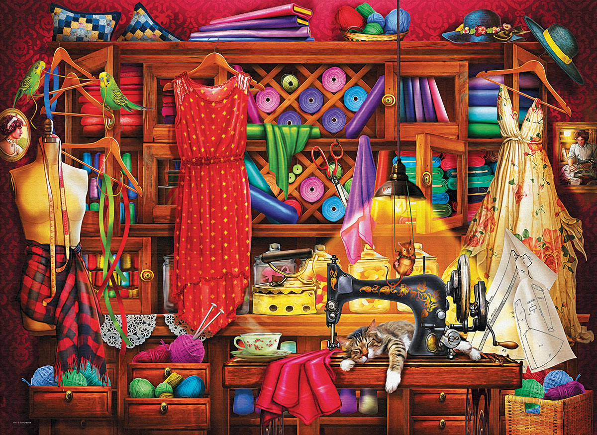 Eurographics - Sewing Room - 1000 Piece Jigsaw Puzzle