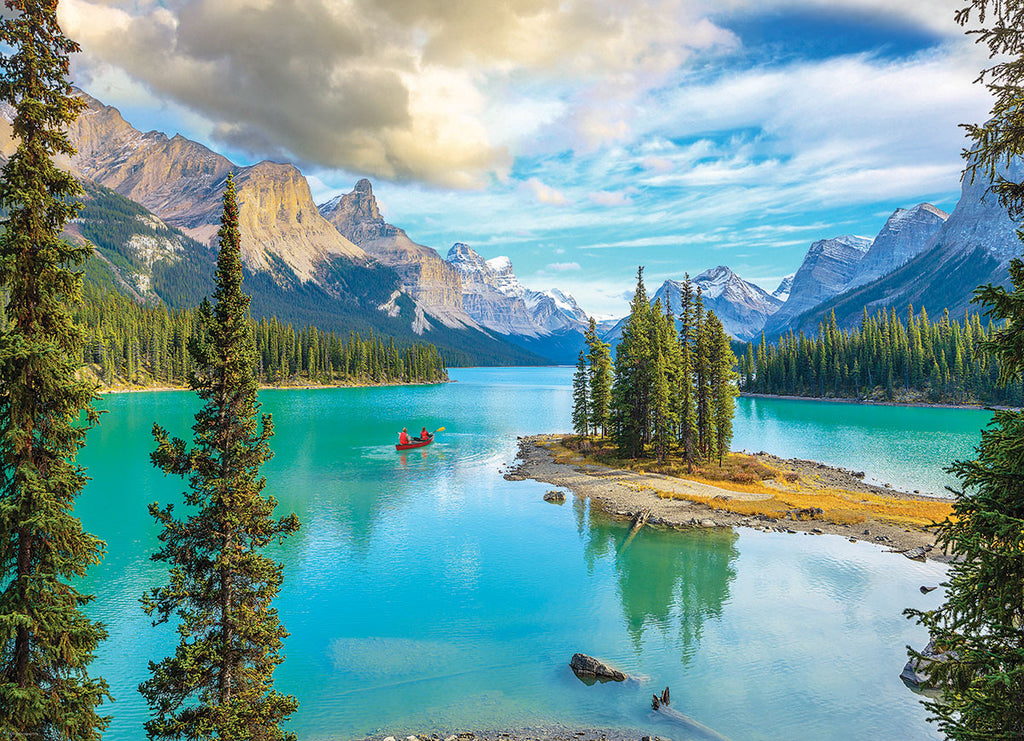 Maligne Lake, Alberta – 1000 Piece Jigsaw Puzzle (Eurographics)