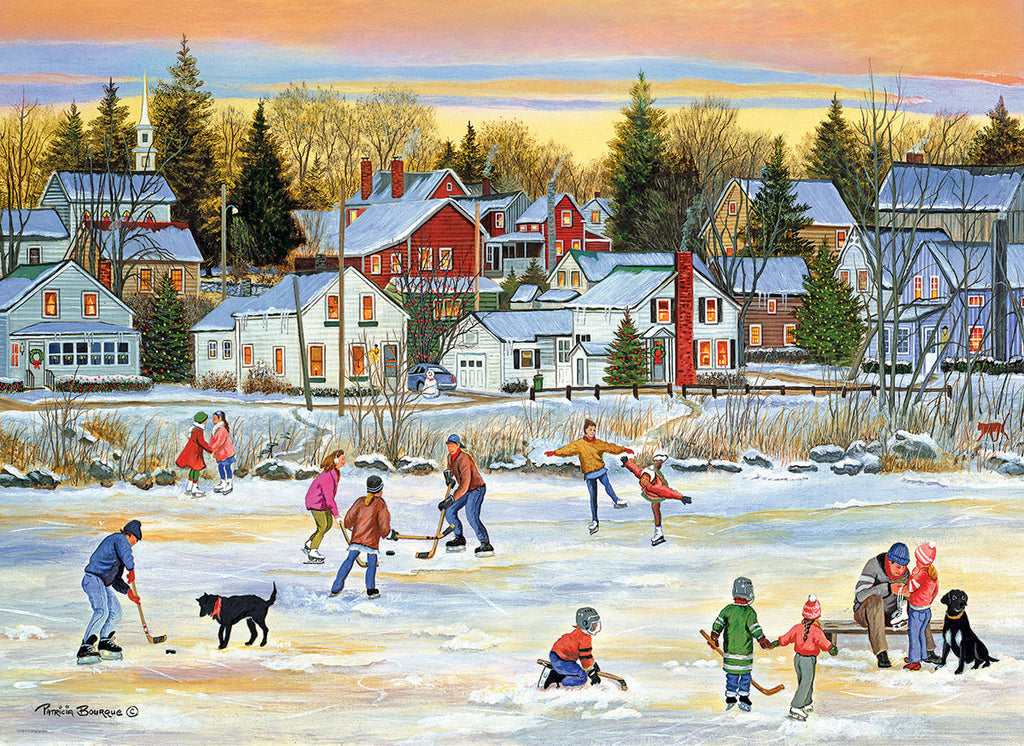 Evening Skating – 1000 Piece Jigsaw Puzzle (Eurographics)