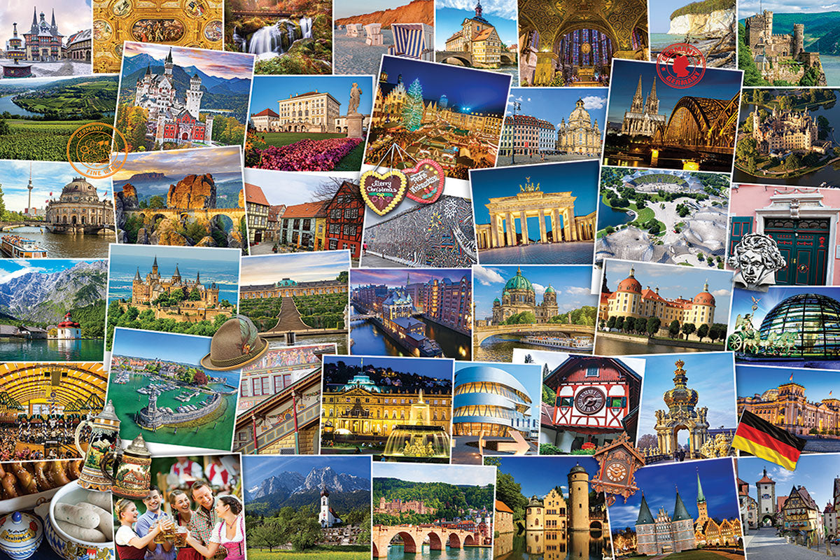 Globetrotter Germany – 1000 Piece Jigsaw Puzzle (Eurographics)