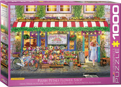 Eurographics - Plush Petals Flower Shop - 1000 piece jigsaw puzzle