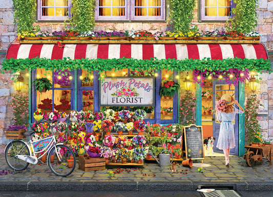 Eurographics - Plush Petals Flower Shop - 1000 piece jigsaw puzzle