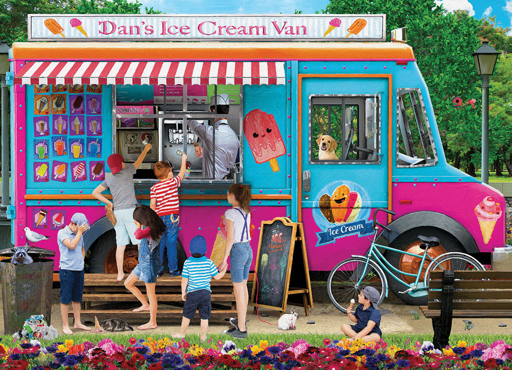 Dans Ice Cream Van – 1000 Piece Jigsaw Puzzle (Eurographics)