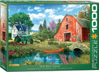 The Red Barn – 1000 Piece Jigsaw Puzzle (Eurographics)