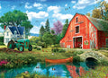 Artwork: The Red Barn – 1000 Piece Jigsaw Puzzle (Eurographics)