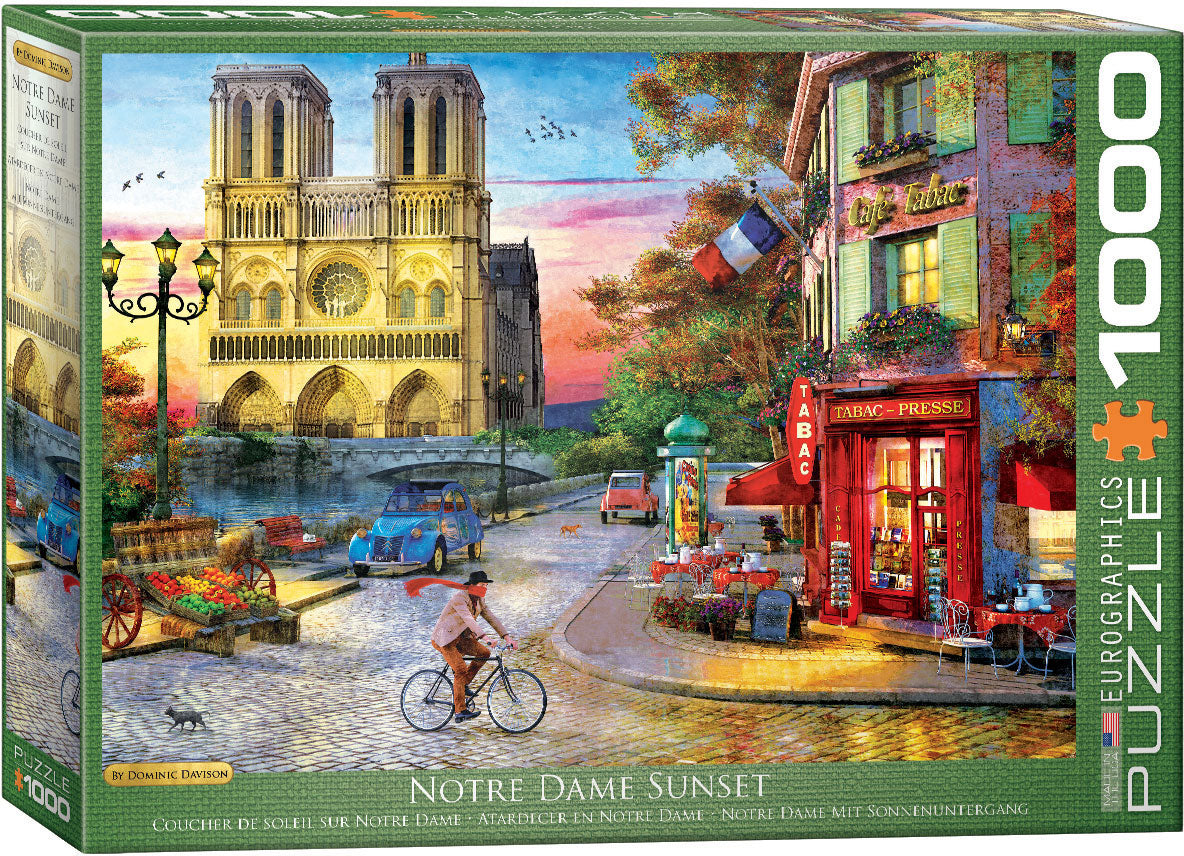 Notre-Dame, Paris – 1000 Piece Jigsaw Puzzle (Eurographics) - Completed Puzzle