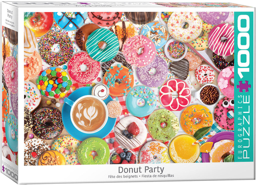 Donut Party – 1000 Piece Jigsaw Puzzle (Eurographics)