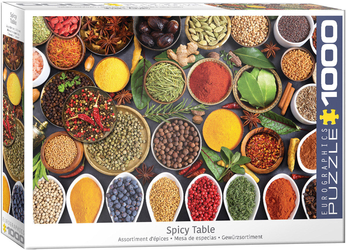 Spicy Table – 1000 Piece Jigsaw Puzzle (Eurographics)