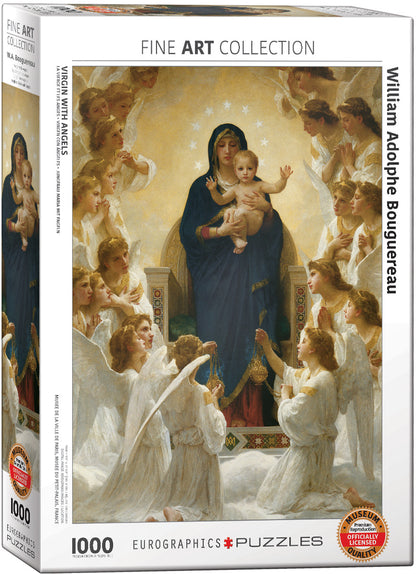 Eurographics - Virgin with Angels - 1000 Piece Jigsaw Puzzle