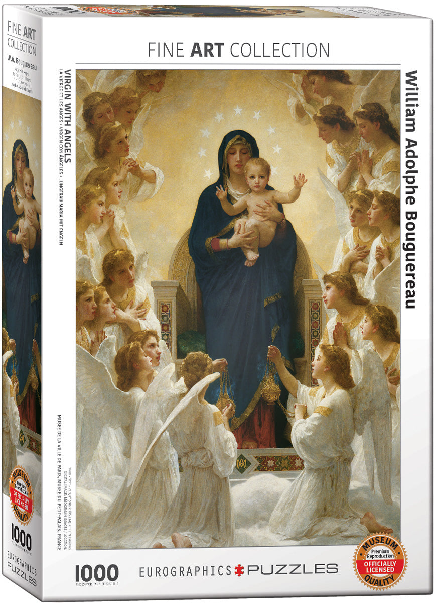 Virgin with Angels – 1000 Piece Jigsaw Puzzle (Eurographics)