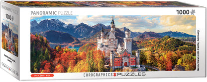 Eurographics - Neuschwanstein Castle in autumn - 1000 Piece Jigsaw Puzzle