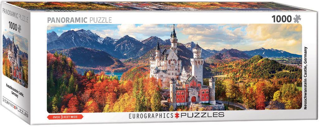 Neuschwanstein Castle in autumn – 1000 Piece Jigsaw Puzzle (Eurographics)