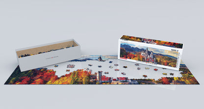 Eurographics - Neuschwanstein Castle in autumn - 1000 Piece Jigsaw Puzzle