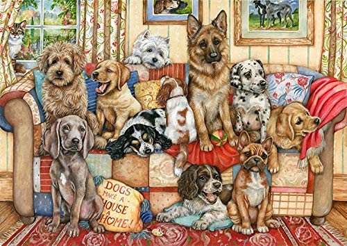 Gathering On The Couch – 1000 Piece Jigsaw Puzzle (Falcon De Luxe)