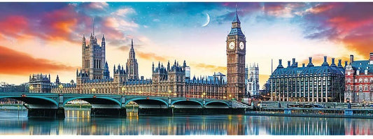Trefl - Big Ben & Palace of Westminster - 500 Piece Panoramic Jigsaw Puzzle