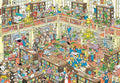 The Library by Jan Van Haasteren – 2000 Piece Jigsaw Puzzle (Jan Van Haasteren)