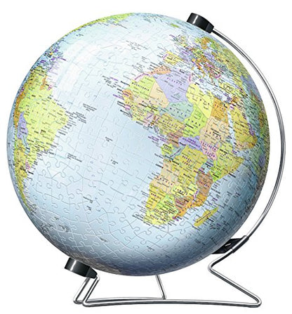 Ravensburger The World on V-Stand Globe - 540 Piece 3D Jigsaw Puzzle