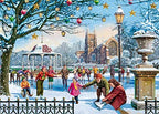 Family Time At Christmas – 4 X 1000 Piece Jigsaw Puzzles (Falcon De Luxe)