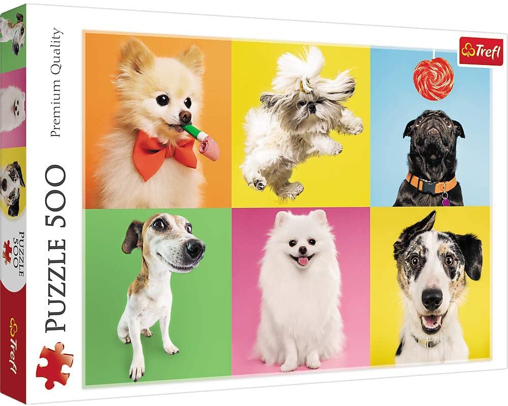 Dogs – 500 Piece Jigsaw Puzzle (Trefl)