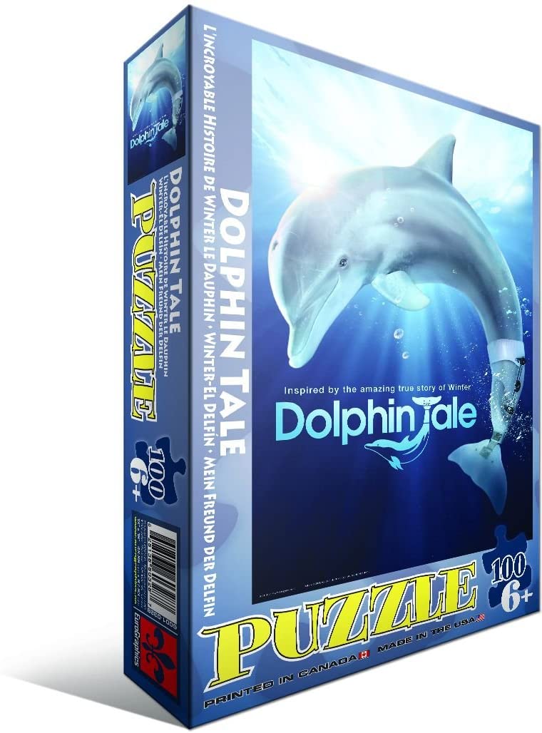 Eurographics 6001-0328 Dolphin Tale 100 Piece Jigsaw Puzzle