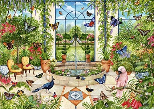 Butterfly Conservatory – 1000 Piece Jigsaw Puzzle (Falcon De Luxe)