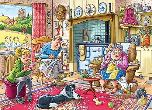 Wasgij Mystery 17: Catching A Break – 1000 Piece Jigsaw Puzzle (Wasgij)