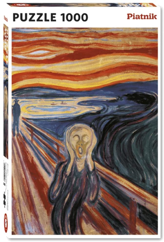 The Scream by Munch – 1000 Piece Jigsaw Puzzle (Piatnik)